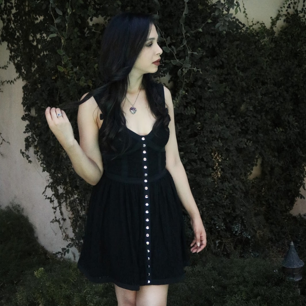 Betsey Johnson Lace and Bow Dress